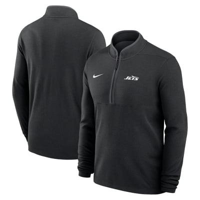 New York Jets Nike Primetime Victory Dri-FIT Half-Zip Pullover - Black